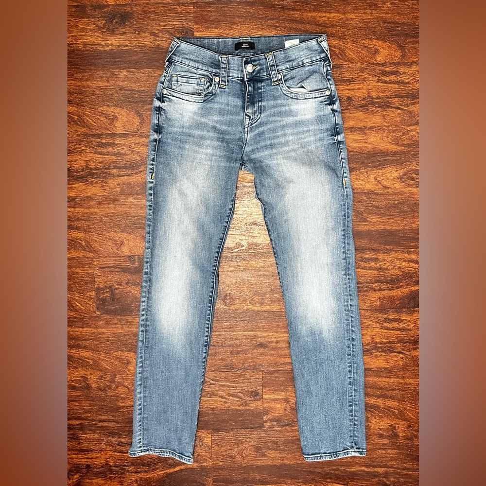 True Religion Men’s Jeans Geno SN Slim Size 30 Light Delightful Wash Preowned